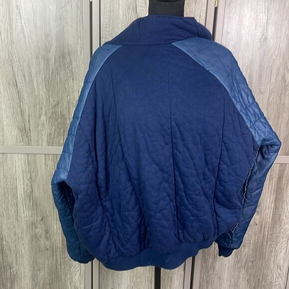 Vintage 80's Coca Cola Satin Bomber Style Jacket Men's XL - Picture 8 of 11